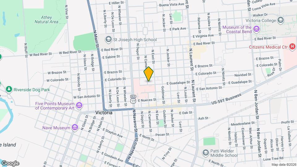 704 E Guadalupe St Mapa y Detalles de la Ubicación