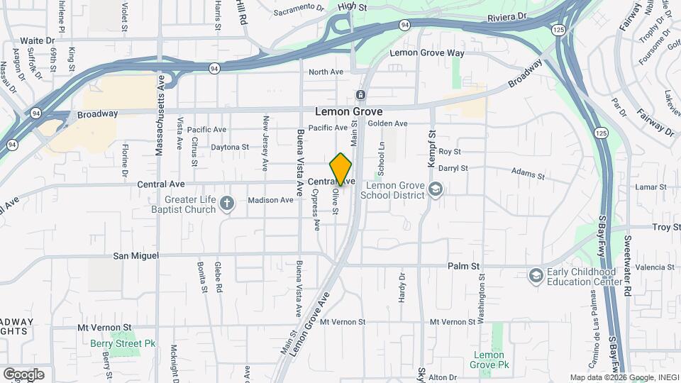 3027 Olive St Map and Location Details