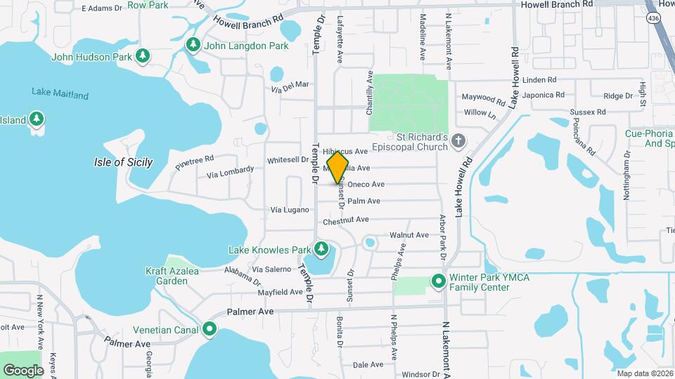 1879 Sunset Dr Map and Location Details