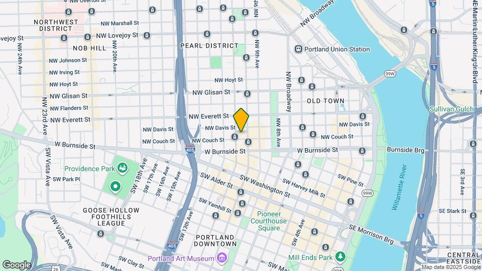 1025 NW Couch St, Unit 1414 Map and Location Details