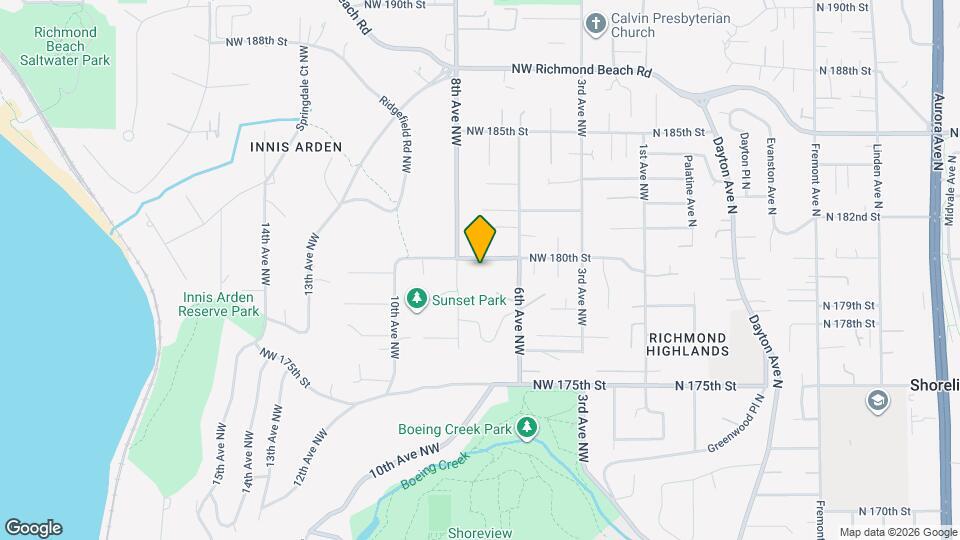 641 NW 180th St Map and Location Details