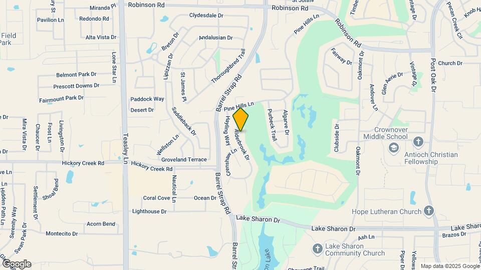 6705 Alderbrook Dr Map and Location Details