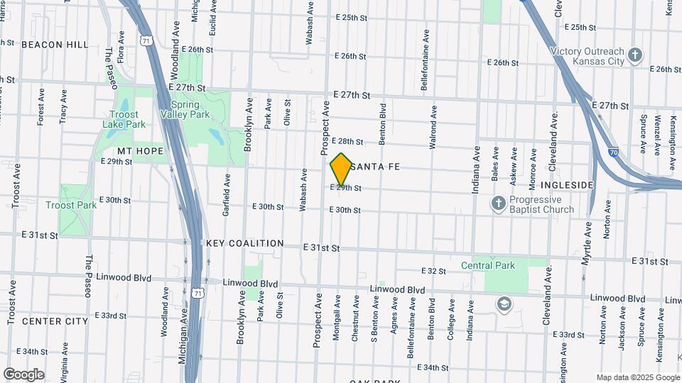 2623 E 29th St Map and Location Details