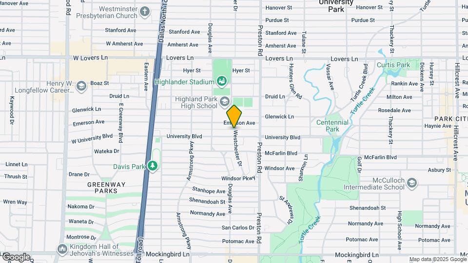 4200 University Blvd Map and Location Details