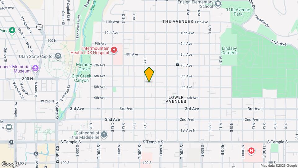 463 E 5th Ave Map and Location Details