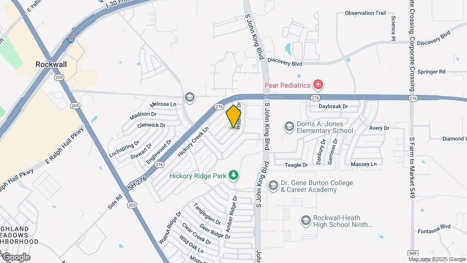 1700 Wildrose Dr Map and Location Details