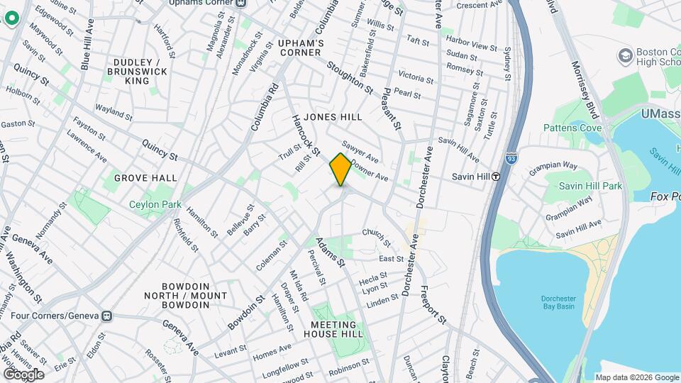 426 Bowdoin St, Unit 2 Map and Location Details