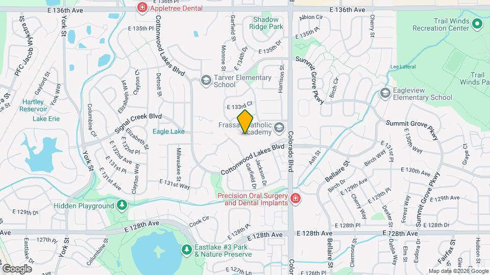 13245 Monroe Way Map and Location Details