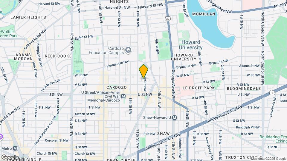 2108 10th St NW Map and Location Details