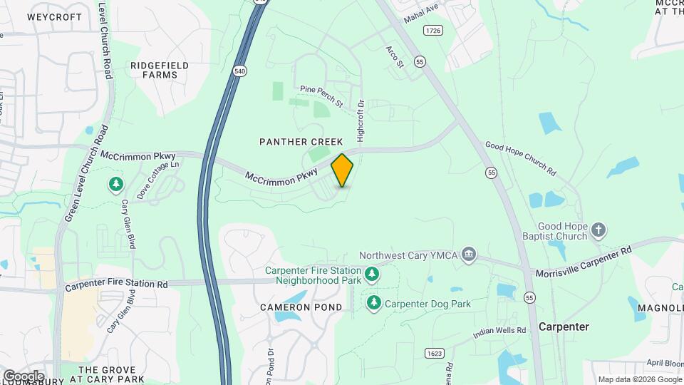 812 Channing Park Cir Map and Location Details