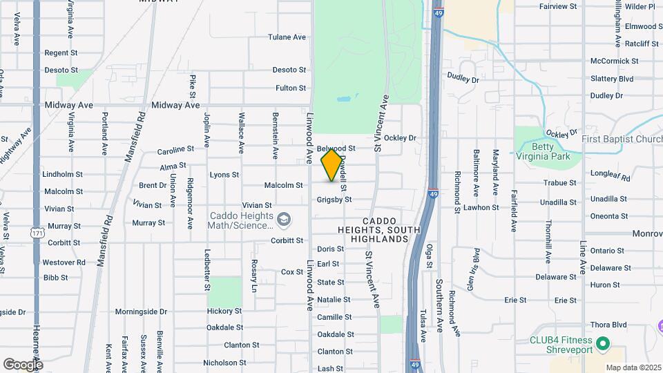 1513 Parker St Map and Location Details
