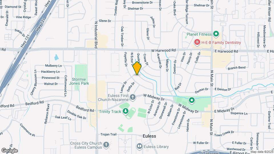 823 N Ector Dr Map and Location Details