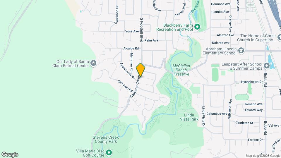 10744 Stevens Canyon Rd Mapa y Detalles de la Ubicación