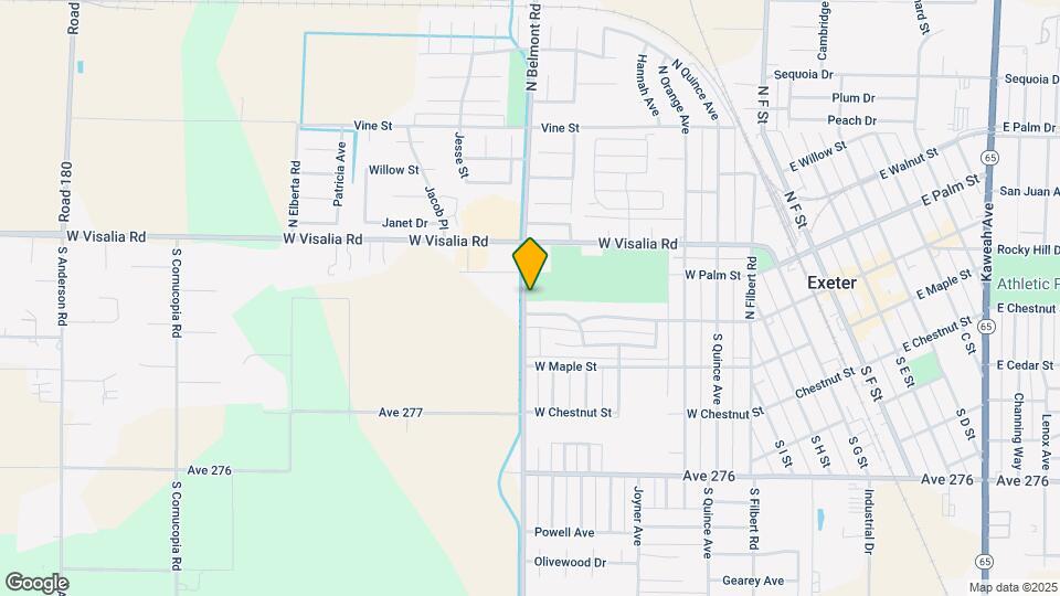 137 N Belmont Rd Map and Location Details