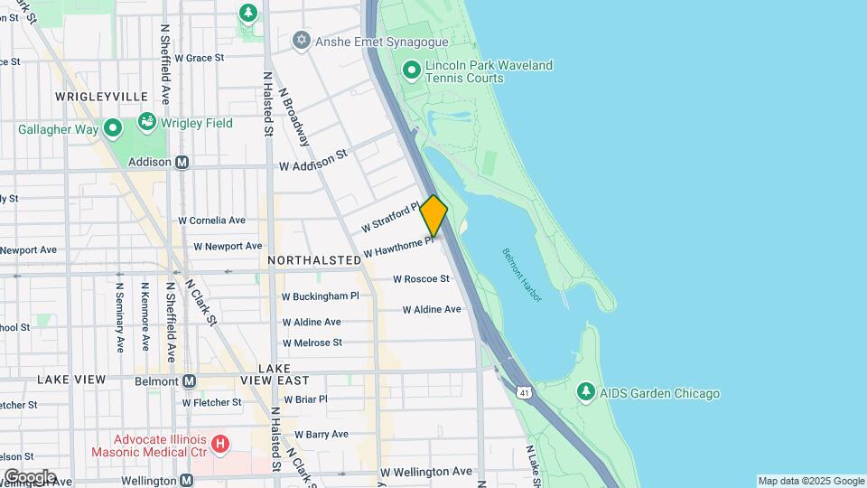 3440 N Lake Shore Dr, Unit 2 Mapa y Detalles de la Ubicación