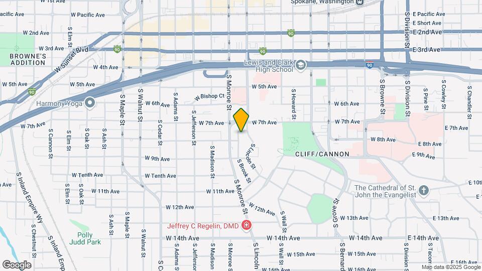 719 S Lincoln Pl Map and Location Details