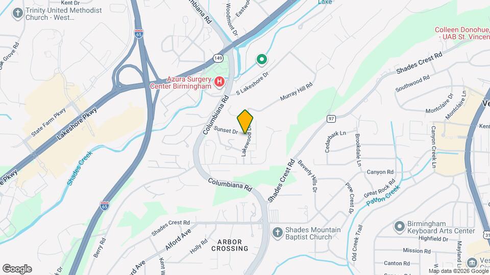 1624 Lakewood Dr Map and Location Details