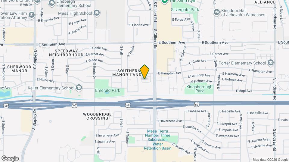 1927 E Hampton Ave, Unit 222 Map and Location Details