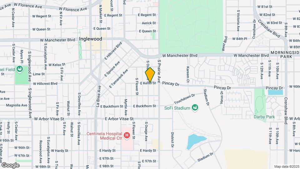 604 S Osage Ave Mapa y Detalles de la Ubicación