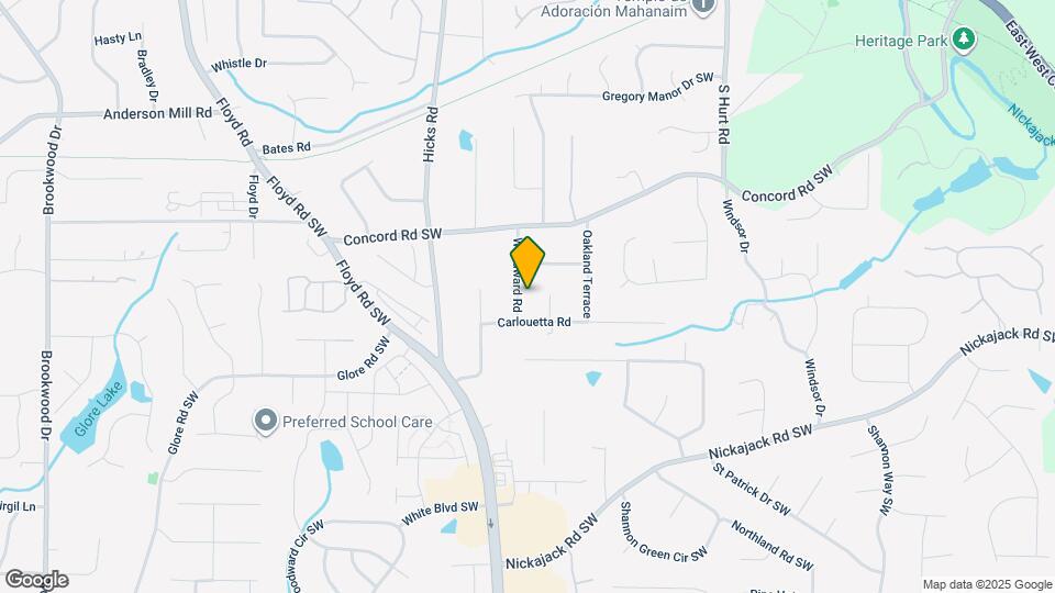 4591 Woodward Rd Map and Location Details