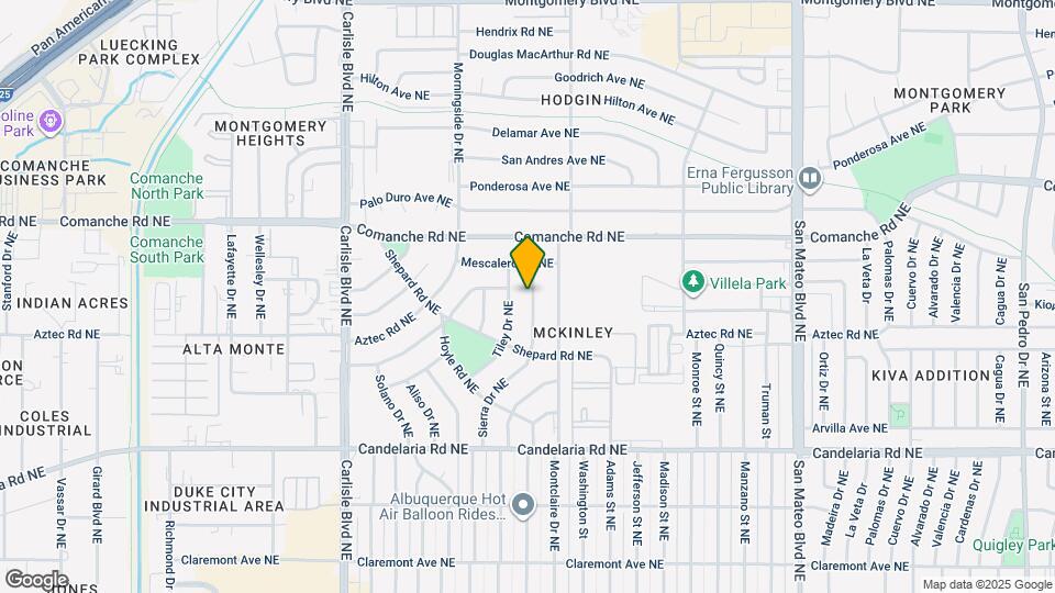 3401 Sierra Dr NE Map and Location Details