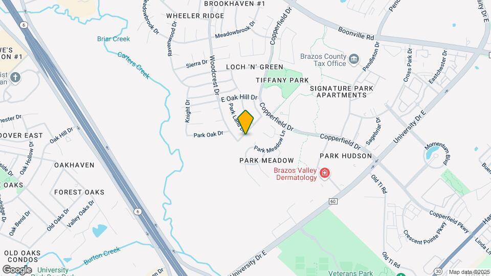 3808 Park Hampton Dr Map and Location Details