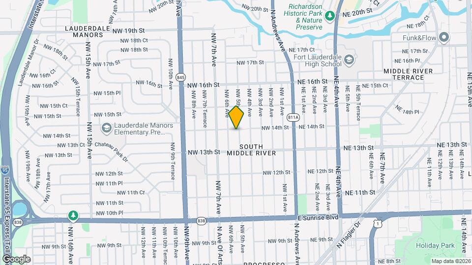 1341 NW 5th Ave Map and Location Details