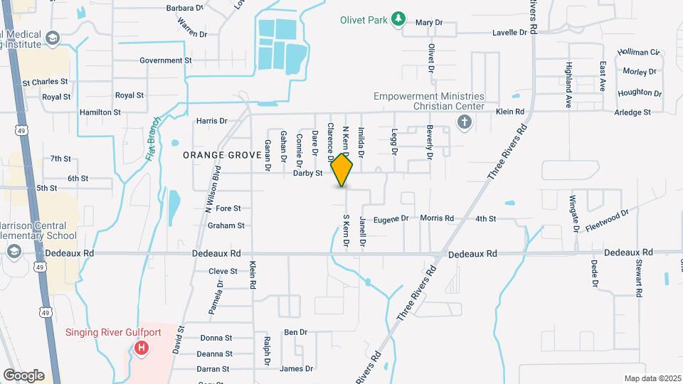 101 S Kern Dr Map and Location Details
