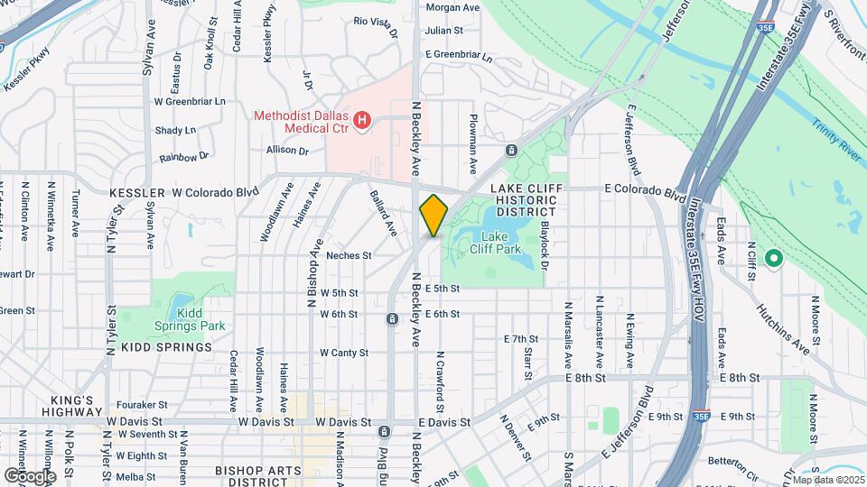 1118 N Zang Blvd Map and Location Details