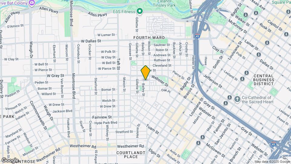 1433 Oneil St Map and Location Details