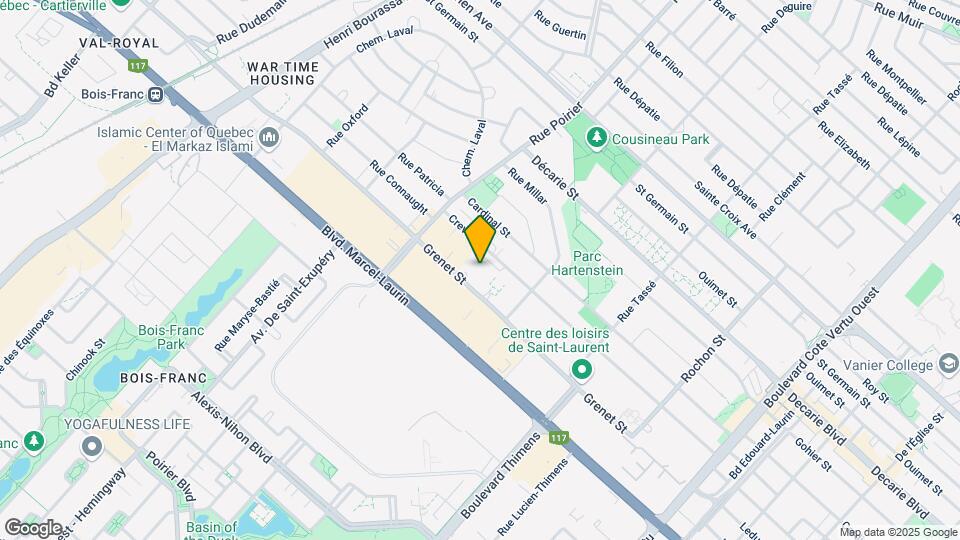 1665 Grenet St Map and Location Details