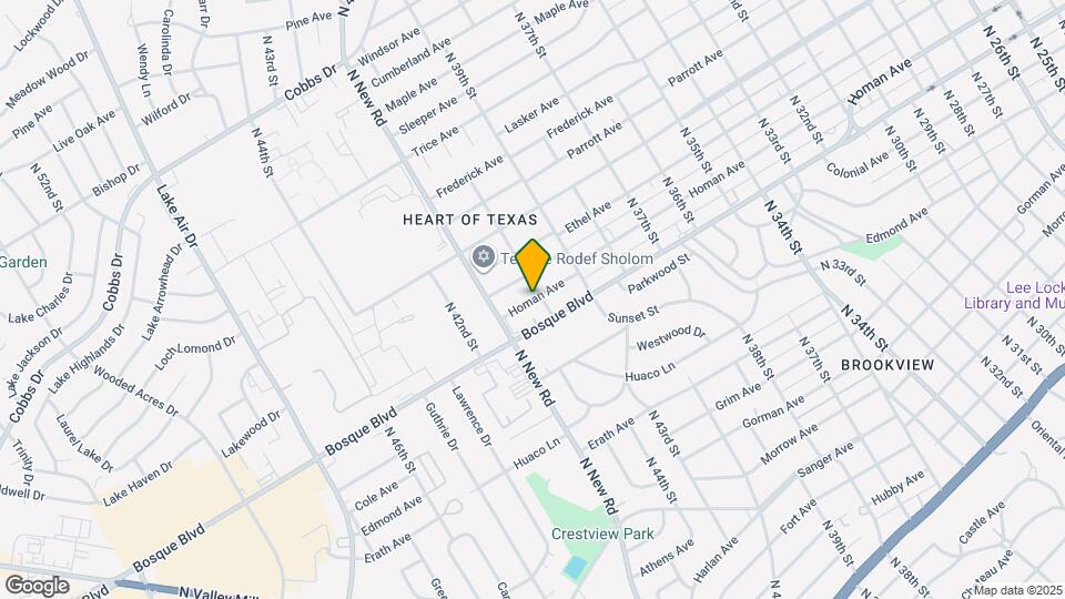 4010 Homan Ave Map and Location Details