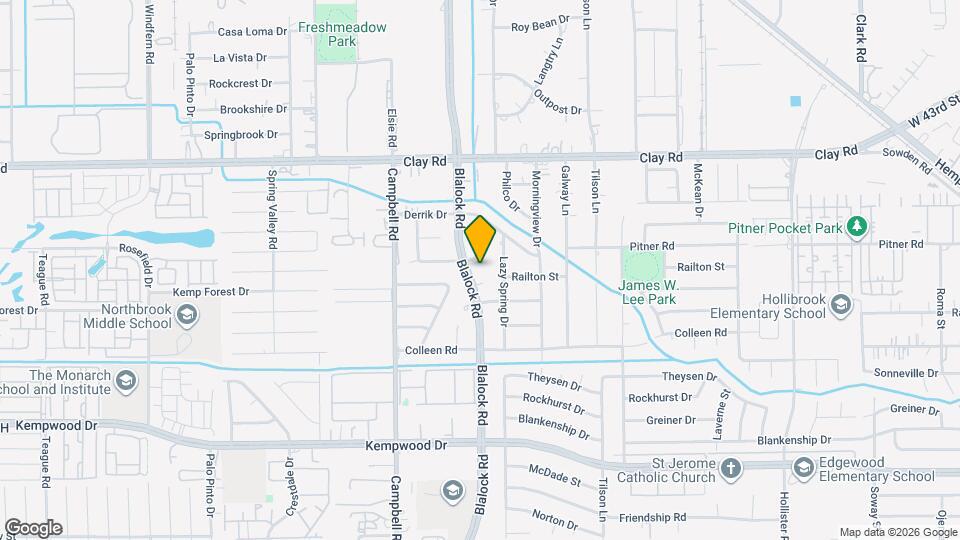 3834 Willow Springs Ln Map and Location Details