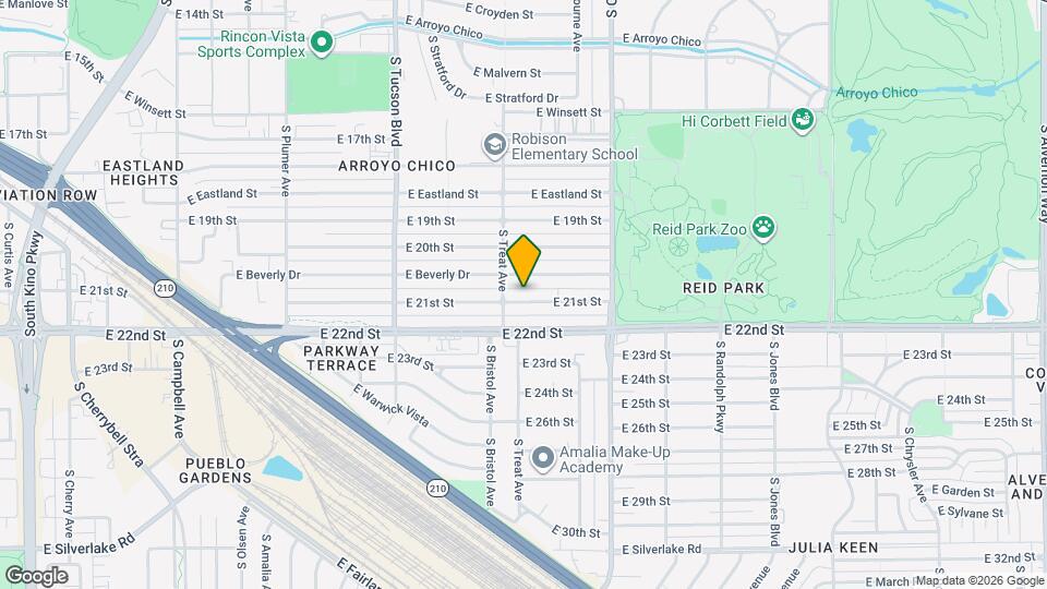 2825 E 21st St Mapa y Detalles de la Ubicación