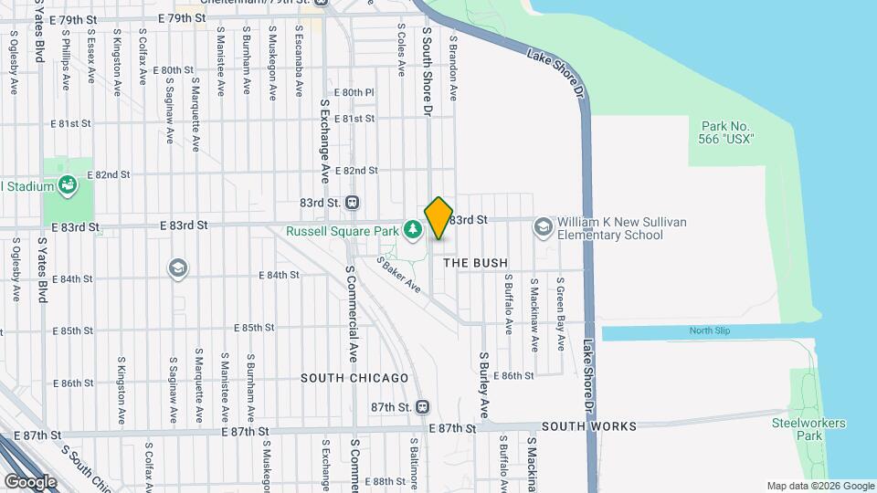 8331 S South Shore Dr, Unit 1 Mapa y Detalles de la Ubicación