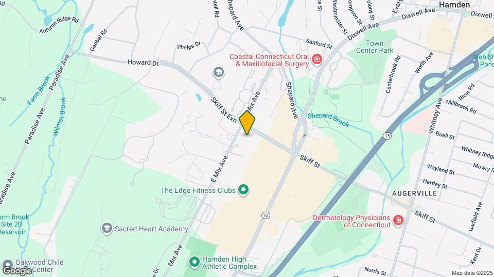 Chestnut Hill South Mapa y Detalles de la Ubicación