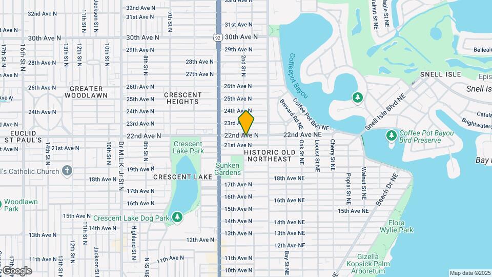 186 22nd Ave N Map and Location Details