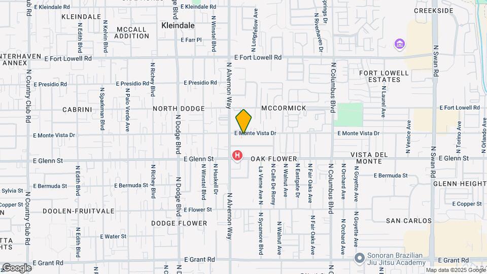 3932-3936 E Monte Vista Dr Mapa y Detalles de la Ubicación