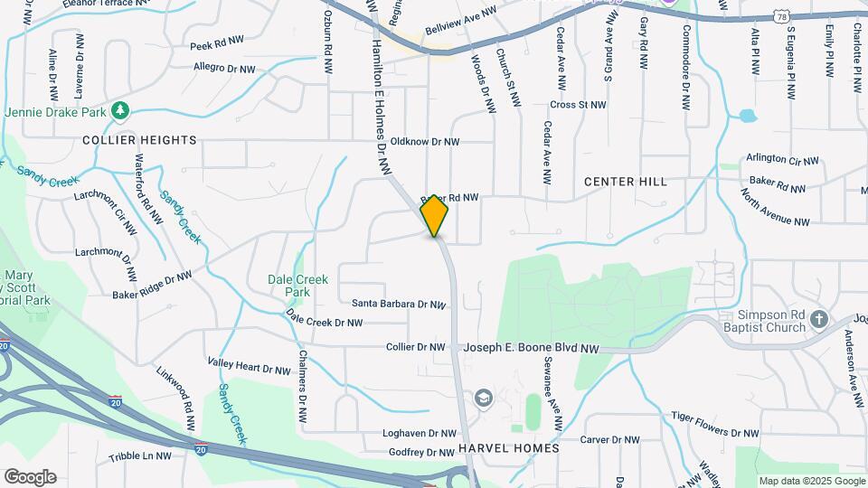 438 Hamilton E Holmes Dr NW Map and Location Details