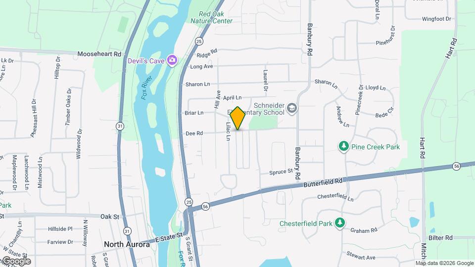 208 Dee Rd Map and Location Details