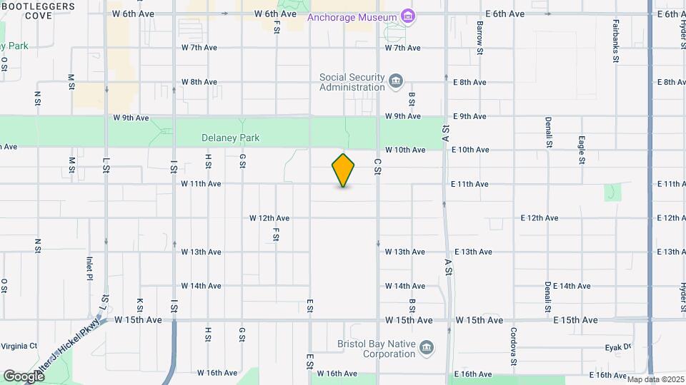 400 W 11th Ave Mapa y Detalles de la Ubicación