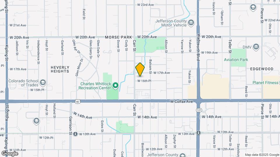 8335 W 16th Pl Map and Location Details