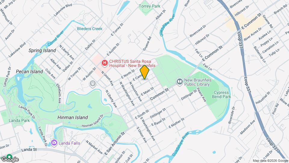 459 E Commerce St Map and Location Details