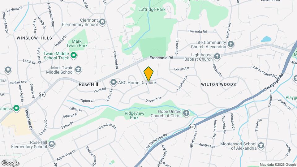 4107 Javins Dr Map and Location Details