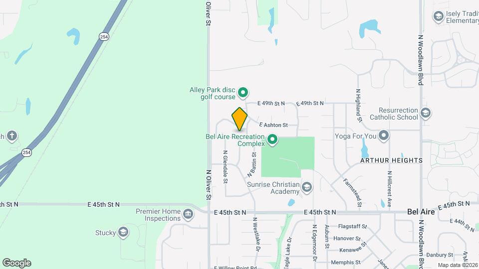 5012 East 48th St N Map and Location Details