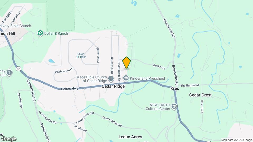 11363 Cedar Ridge Dr Map and Location Details
