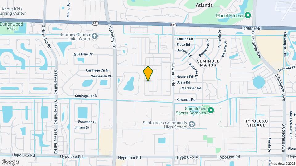 6381 S Ficus Ln Map and Location Details
