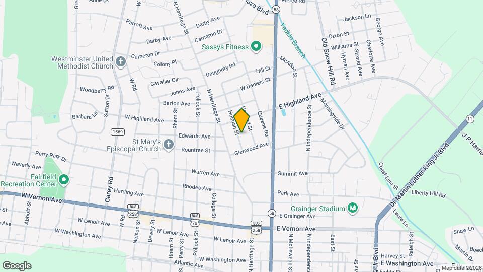 1313 Holman St Map and Location Details