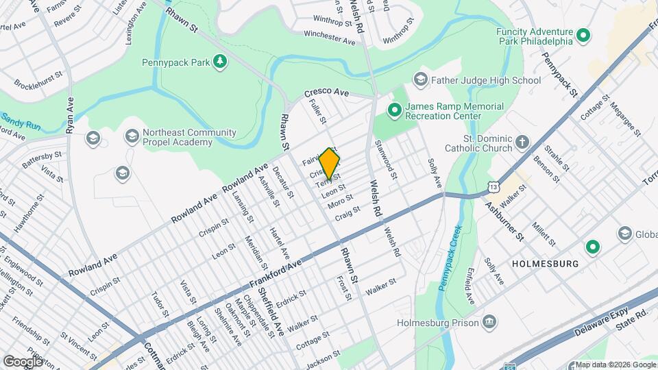 8031 Terry St Map and Location Details