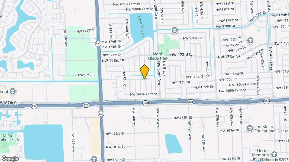 17010 NW 53rd Ave Map and Location Details